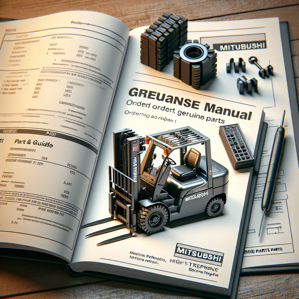 Guide to Ordering Genuine Mitsubishi Forklift Parts
